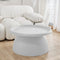 Artiss Mushroom Coffee Table Round Side Table Large 71cm Ivory White