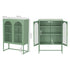 Artiss Buffet Sideboard Metal Cabinet - ELMA Green