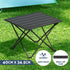 3pc Camping Table Chair Set Outdoor Folding Aluminium Portable Picnic