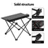 3pc Camping Table Chair Set Outdoor Folding Aluminium Portable Picnic
