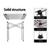 3pc Camping Table Chair Set Outdoor Folding Aluminium Portable Picnic