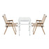 3pc Camping Table Chair Set Outdoor Folding Aluminium Portable Picnic