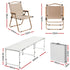 7pc Camping Table Chair Set Outdoor Folding Aluminium Portable Picnic