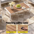 Gardeon 4-Piece Outdoor Sofa Set Aluminum Frame table and Chairs White