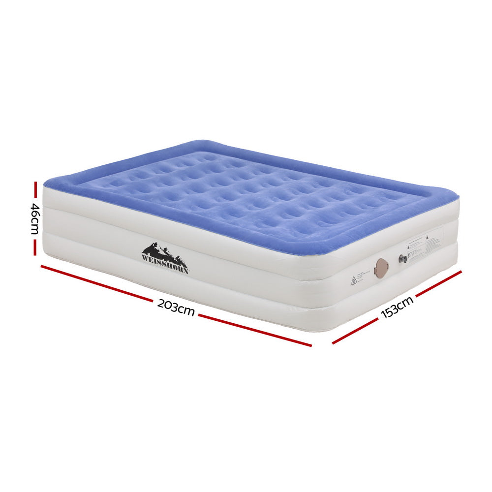 Air Mattress Queen Inflatable Bed 46cm Air bed Cube