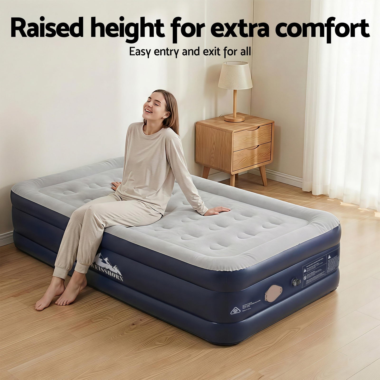 Air Mattress Single Inflatable Bed 46cm Air bed Cube