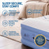 Weisshorn Queen Air Mattress with Rechargeable Cordless Pump 46cm