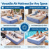 Weisshorn Queen Air Mattress with Rechargeable Cordless Pump 46cm