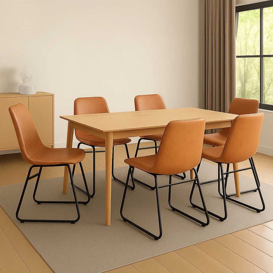 Levede 6x Dining Chairs Kitchen Table-1975420363030532103