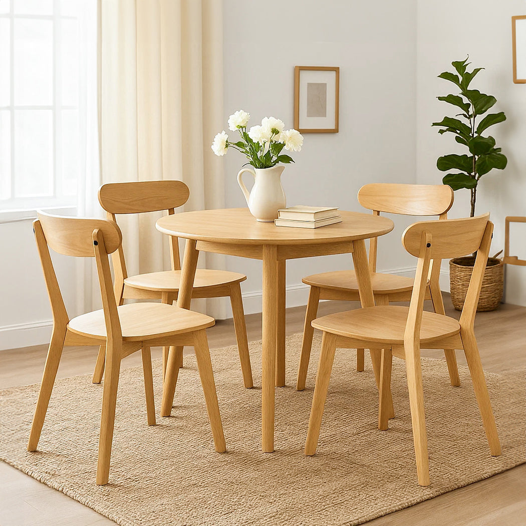 Levede 4x Dining Chairs Wooden Kitchen Chair-2006732733493153799