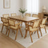 Levede 8x Dining Chair Solid Wood Rattan-2006732729751834631