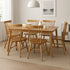 Levede 6x Dining Chairs Kitchen Windor Oak-2006732719844888583