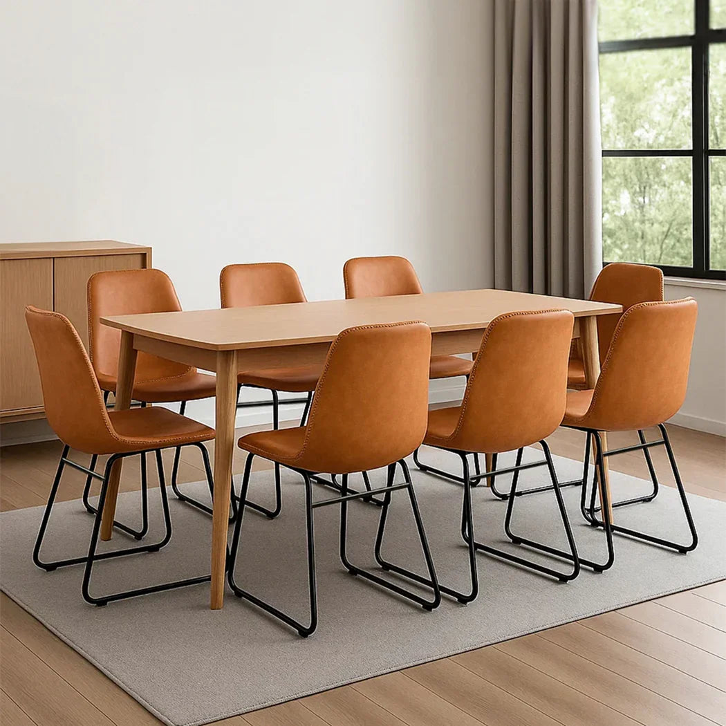 Levede 8x Dining Chairs Kitchen Table-2006732733312798727