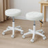 Levede 2x Rolling Bar Stool Swivel Salon SPA Chair Beige-2018816833955696647