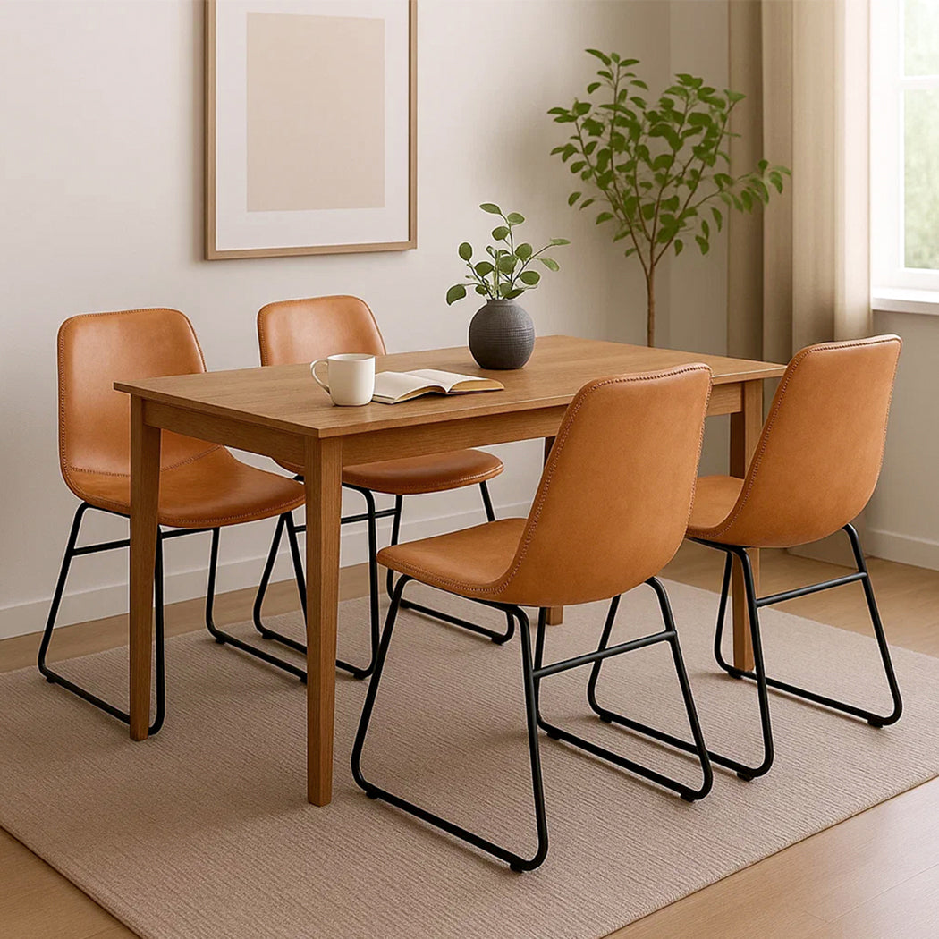 Levede 4x Dining Chairs Kitchen Table-1975420362845982727