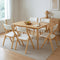 Levede 6x Dining Chairs Foldable PU Beige-2006732727960866823