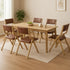 Levede 6x Dining Chairs Foldable PU Tan-2018816918802272263