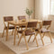 Levede 4x Dining Chairs Foldable PU Tan-2018816883515592711