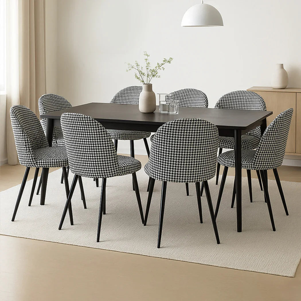 Levede 8x Dining Chairs Kitchen Cafe-2006732721614884871