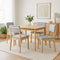 Levede Dining Chairs 4 Upholstered Kitchen Chair-2029387211308404743