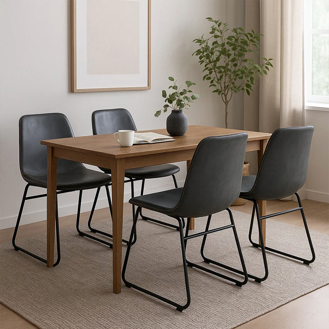 Levede 4x Dining Chairs Kitchen Table-1975420362665627655