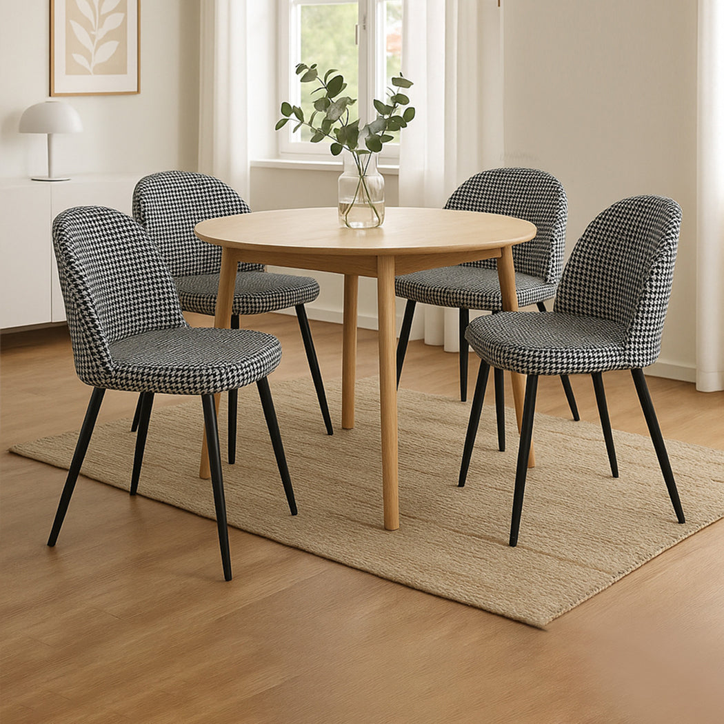 Levede 4x Dining Chairs Kitchen Cafe-2006732721266757639