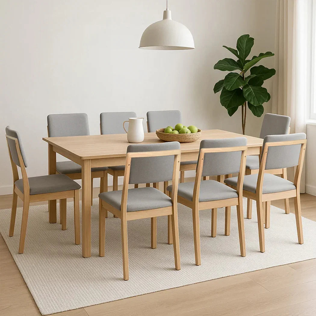 Levede Dining Chairs 8 Upholstered Kitchen Chair-2029387211673309191