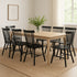 Levede 8x Dining Chairs Kitchen Winsor Black-2006732719484178439