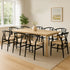 Levede 8x Dining Chairs Wooden Hans Black-2018816939526328327