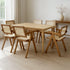 Levede 6x Walnut Wicker Armchair Dining Chair-2018816934186979335