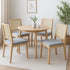 Levede 4X Cane Dining Chair Rattan Armless Seat-2006732734558507015