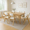 Levede 8x Dining Chairs Foldable PU Beige-2006732728141221895