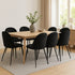 Levede 8x Dining Chairs Kitchen Cafe Black-1975420351374561287