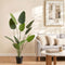 Artiss 150cm Artificial Bird of Paradise Plant Fake Indoor Tree Black Pot Decor