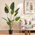 Artiss 180cm Artificial Bird of Paradise Plant Fake Indoor Tree Black Pot Decor