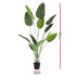 Artiss 180cm Artificial Bird of Paradise Plant Fake Indoor Tree Black Pot Decor