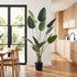 Artiss 180cm Artificial Bird of Paradise Plant Fake Indoor Tree Black Pot Decor