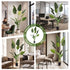 Artiss 180cm Artificial Bird of Paradise Plant Fake Indoor Tree Black Pot Decor
