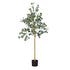 Artiss 180cm Artificial Eucalyptus Tree Fake Indoor Plant Black Pot Home Decor