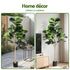 180cm Artificial Fiddle Tree Faux Trees Indoor Decor Artificial Plants Lifelike Plant 1.8M