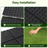 Prime Turf Artificial Grass Turf Tiles Interlocking Fake Grass Mat for Balcony Pet 12 Pack