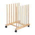 Artiss Compact Art Drying & Canvas Storage Rack with Wheels Solid Wood 50cm