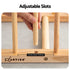 Artiss Compact Art Drying & Canvas Storage Rack with Wheels Solid Wood 50cm