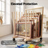 Artiss Compact Art Drying & Canvas Storage Rack with Wheels Solid Wood 50cm