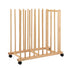 Artiss Art Drying & Canvas Storage Rack with Wheels Solid Wood 76cm Lightwood
