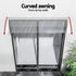 Window Door Awning 0.4mx1m Transparent