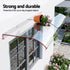Window Door Awning 0.4mx2m Transparent