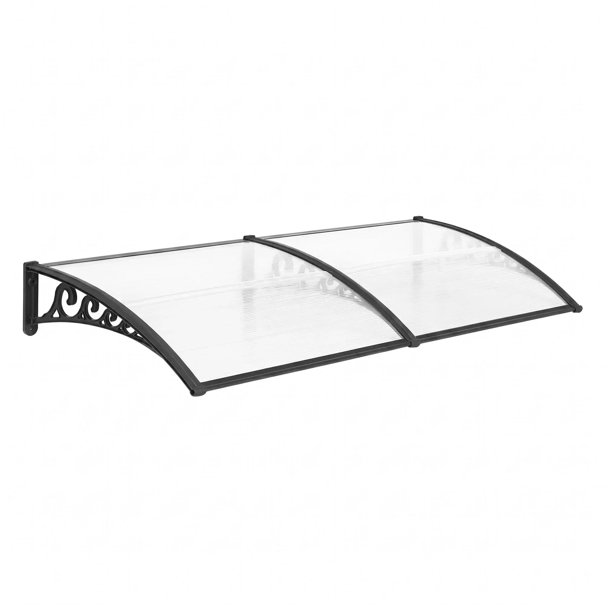 Window Door Awning 0.8mx2m Transparent