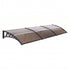 Window Door Awning 0.8mx3m Brown