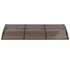 Window Door Awning 0.8mx3m Brown